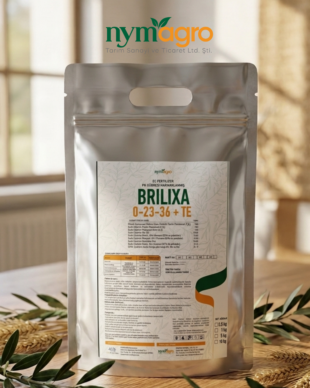 BRİLİXA 0-23-36+TE 1 KG — Nymagro bitki besleme ürünü