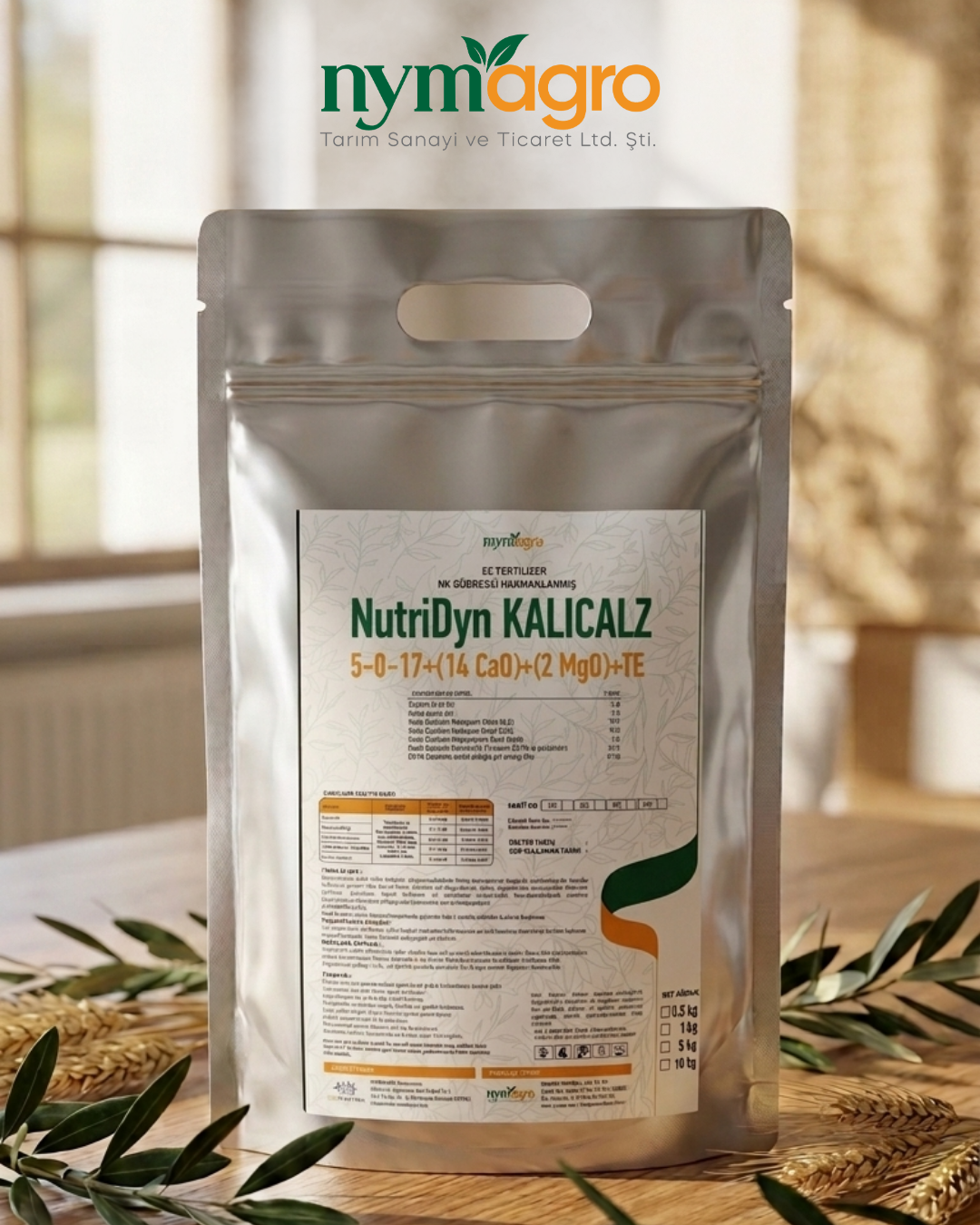 NutriDyn KALICALZ 5 KG — Nymagro bitki besleme ürünü